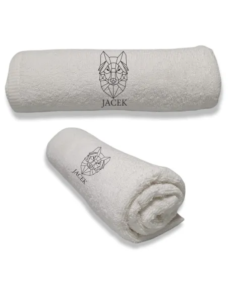Ręcznik z HAFTEM prezent DLA MĘŻA CHŁOPAKA NIEGO