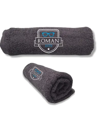 Ręcznik Z HAFTEM PREZENT NA URODZINY Z DATĄ IMIĘ