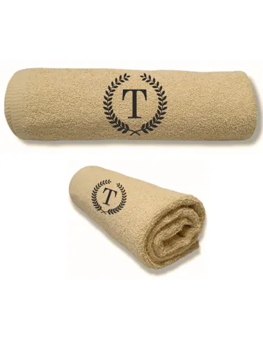 Ręcznik Z HAFTEM PREZENT NA URODZINY Z INICJAŁEM