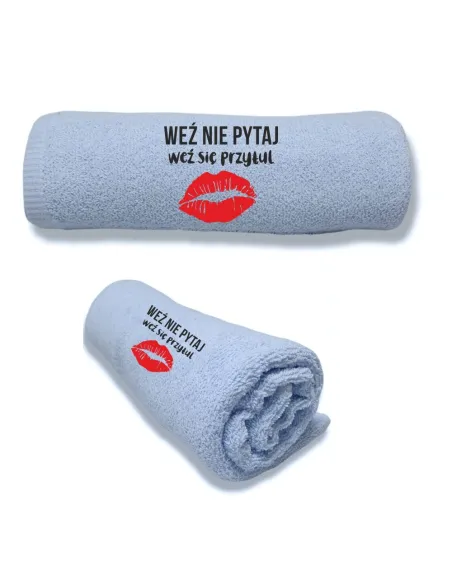 Ręcznik z TWOIM HAFTEM Prezent NA DZIEŃ KOBIET