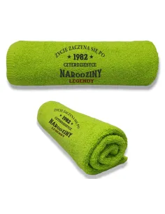 RĘCZNIK z haftem Logo firmy napisem nazwą imieniem