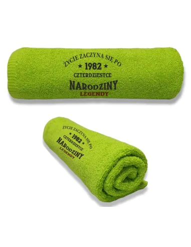 RĘCZNIK z haftem Logo firmy napisem nazwą imieniem