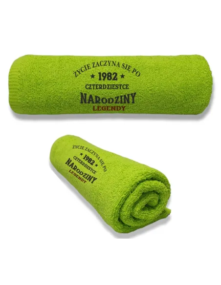 RĘCZNIK z haftem Logo firmy napisem nazwą imieniem