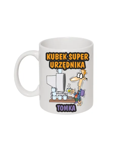 Kubek prezent z nadrukiem dla urzędnika