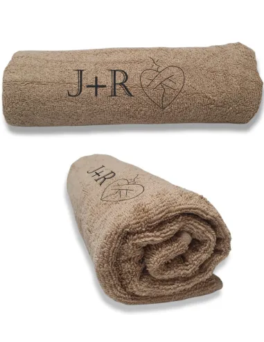 Ręcznik z HAFTEM Prezent DLA PARY MAŁŻEŃSTWA IMIĘ