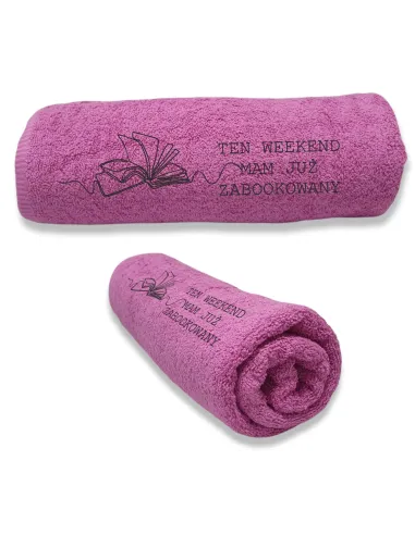 Ręcznik z HAFTEM LOGO NAPISEM DLA GABINETU STUDIA