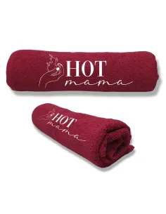 DUŻY RĘCZNIK Z HAFTEM PREZENT DLA HOT MAMY DZIEŃ