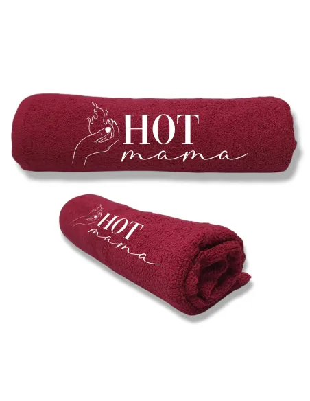 DUŻY RĘCZNIK Z HAFTEM PREZENT DLA HOT MAMY DZIEŃ