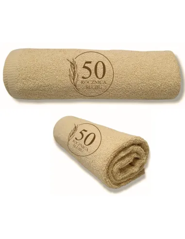RĘCZNIK Z HAFTEM PREZENT NA ROCZNICĘ ŚLUBU 30 50