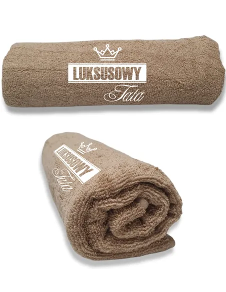 RĘCZNIK Z HAFTEM PREZENT DZIEŃ TATY LUKSUSOWY TATA