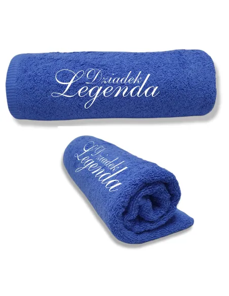 Ręcznik z HAFTEM Prezent NA DZIEŃ DZIADKA LEGENDA
