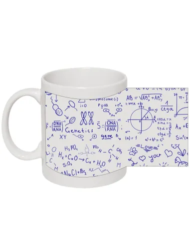 Kubek chemiczny z nadrukiem chemia dla ucznia chemika