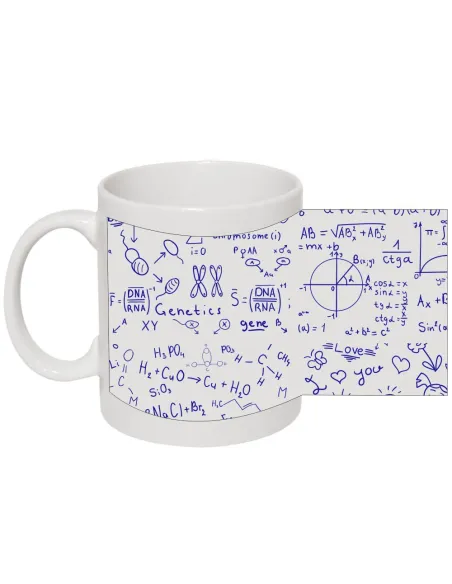 Kubek chemiczny z nadrukiem chemia dla ucznia chemika