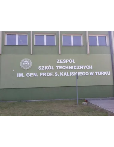 Pojedyncza litera ze styroduru - wysokość 5 cm grubość 2 cm - niemalowana