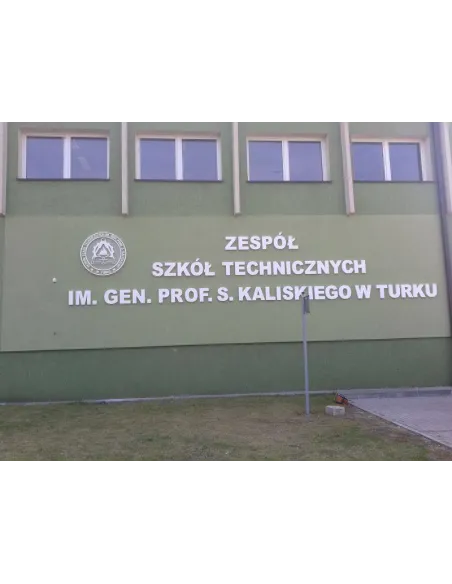 Pojedyncza litera ze styroduru - wysokość 5 cm grubość 2 cm - niemalowana