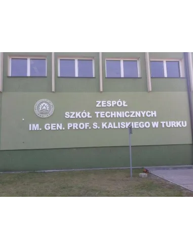 Pojedyncza litera ze styroduru - wysokość 15 cm grubość 2 cm - niemalowana