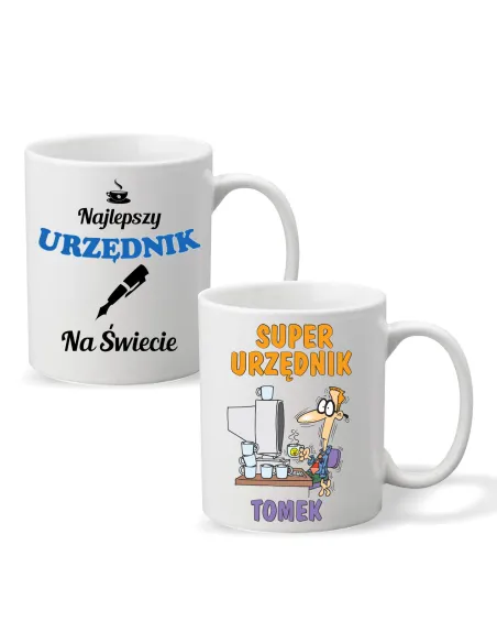 FOTO KUBEK z nadrukiem PREZENT dla URZĘDNIKA