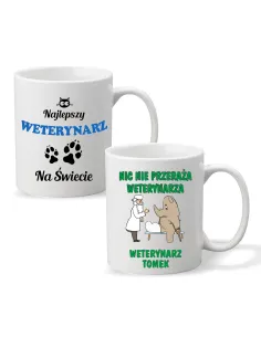 FOTO KUBEK z nadrukiem PREZENT dla WETERYNARZA