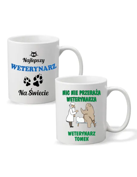 FOTO KUBEK z nadrukiem PREZENT dla WETERYNARZA