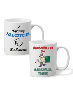 FOTO KUBEK z nadrukiem PREZENT dla NAUCZYCIELA