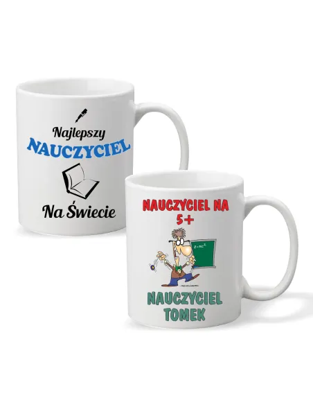 FOTO KUBEK z nadrukiem PREZENT dla NAUCZYCIELA