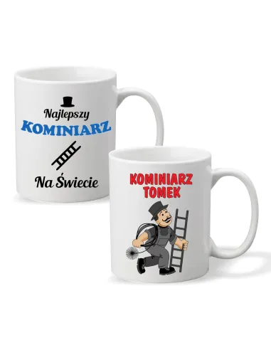 FOTO KUBEK z nadrukiem PREZENT dla KOMINIARZA