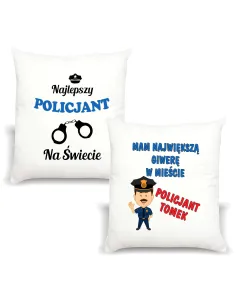 Śmieszny Prezent FOTO Poduszka dla POLICJANTA