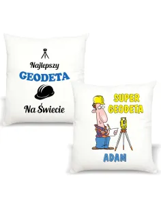 Śmieszny Prezent FOTO Poduszka dla GEODETY