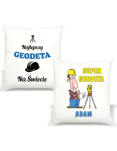 Śmieszny Prezent FOTO Poduszka dla GEODETY