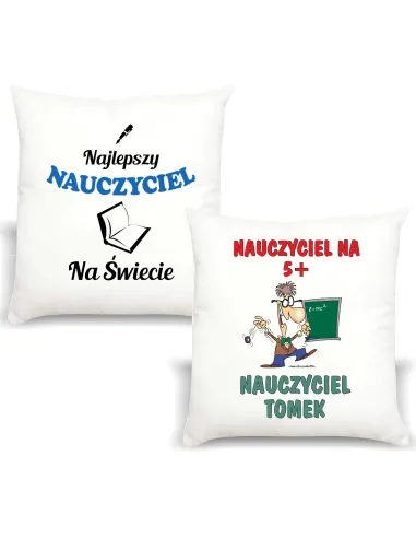 Śmieszny Prezent FOTO Poduszka dla NAUCZYCIELA
