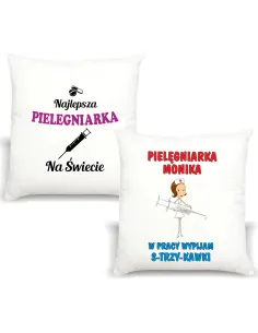Śmieszny Prezent FOTO Poduszka dla PIELĘGNIARKI