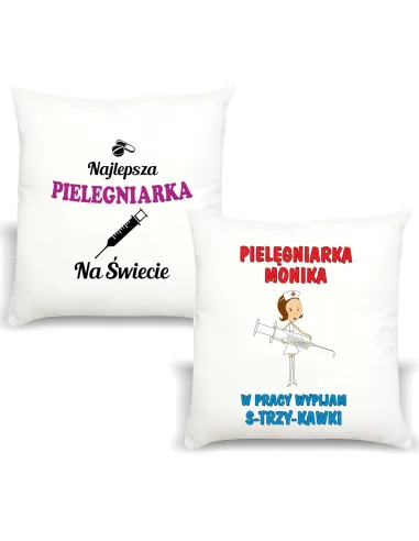 Śmieszny Prezent FOTO Poduszka dla PIELĘGNIARKI