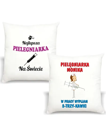 Śmieszny Prezent FOTO Poduszka dla PIELĘGNIARKI