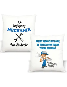 Śmieszny Prezent FOTO Poduszka dla MECHANIKA