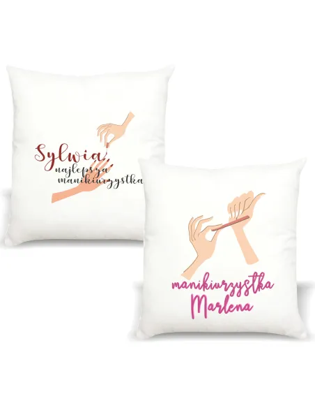 Poduszka PREZENT dla MANIKIURZYSTKI MANIKIURZYSTKA