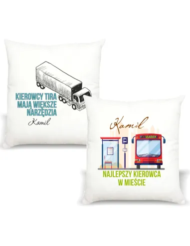 Poduszka PREZENT dla KELNERA NAJLEPSZY KIERWOCA