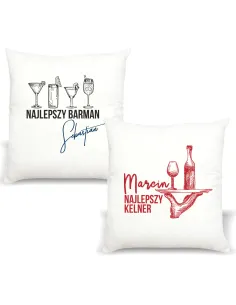 Poduszka PREZENT dla KELNERA NAJLEPSZY KELNER