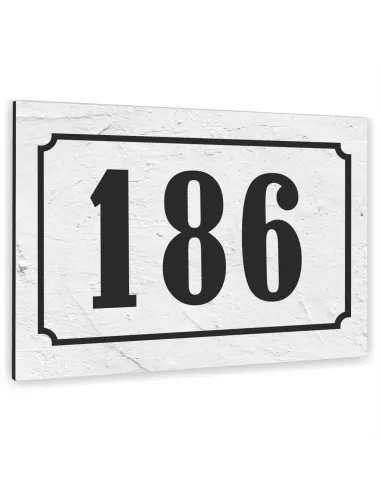 TABLICA ADRESOWA METAL NUMER DOMU POSESJI dibond kolorowe nadruki 20x30 cm