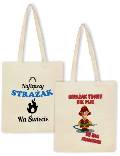 Eko Torba z nadrukiem PREZENT dla STRAŻAKA
