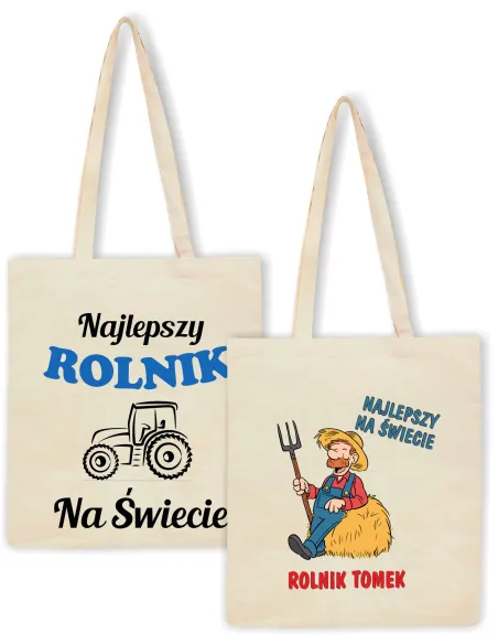 Eko Torba z nadrukiem PREZENT dla ROLNIKA