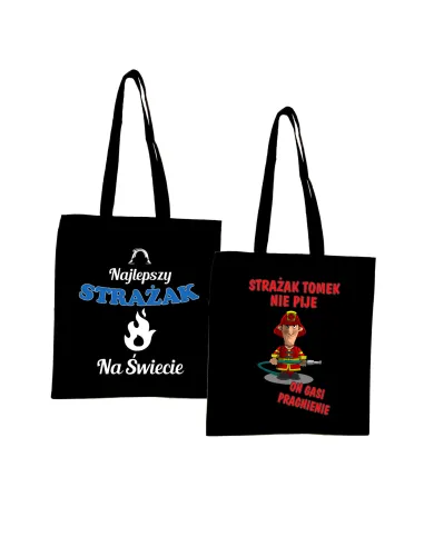 Eko Torba z nadrukiem PREZENT dla STRAŻAKA