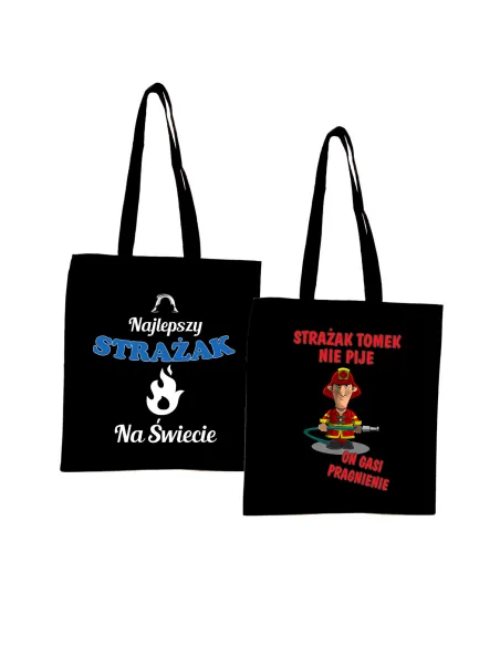 Eko Torba z nadrukiem PREZENT dla STRAŻAKA