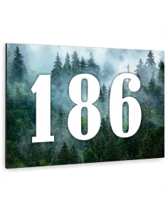 Tabliczka Tablica ADRESOWA ALUMINIOWA różne kolorowe nadruki 40x30 cm dibond