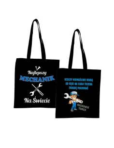 Eko Torba z nadrukiem PREZENT dla MECHANIKA