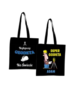 Eko Torba z nadrukiem PREZENT dla GEODETY