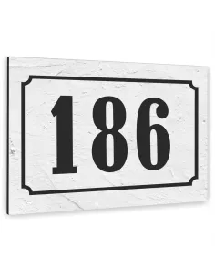 TABLICA ADRESOWA METAL NUMER DOMU POSESJI dibond kolorowe nadruki 40x30 cm