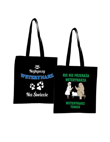 Eko Torba z nadrukiem PREZENT dla WETERYNARZA