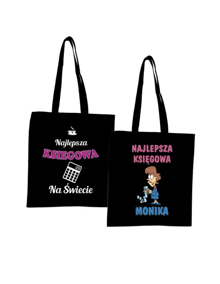 Eko Torba z nadrukiem PREZENT dla KSIĘGOWEJ