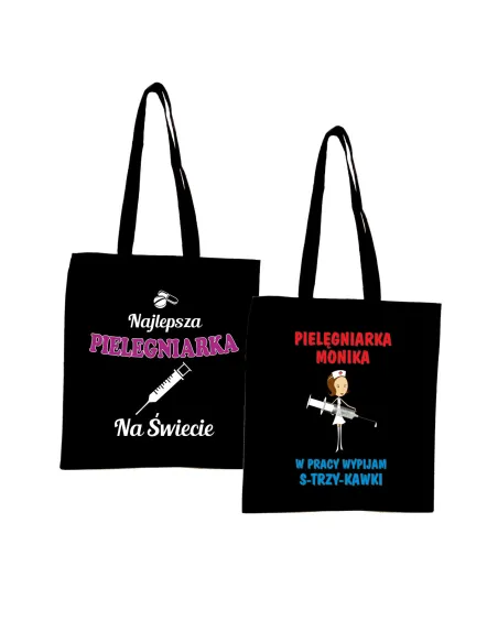 Eko Torba z nadrukiem PREZENT dla PIELĘGNIARKI