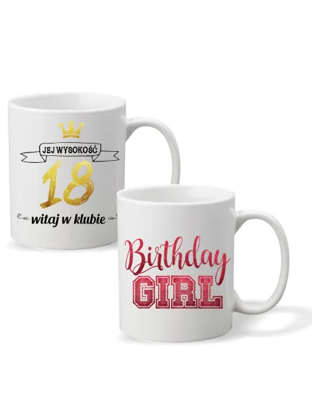 FOTO KUBEK z nadrukiem PREZENT na Urodziny 18 20